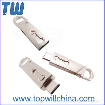 Twister Usb 3.1 Type C Flash Drive Buckle Design